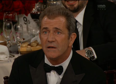 Confused Mel Gibson