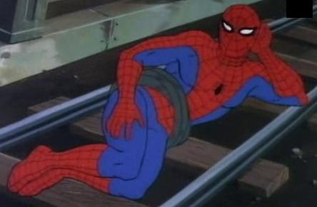 Sexy Railroad Spiderman