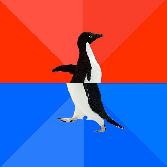 Socially Awesome Awkward Penguin